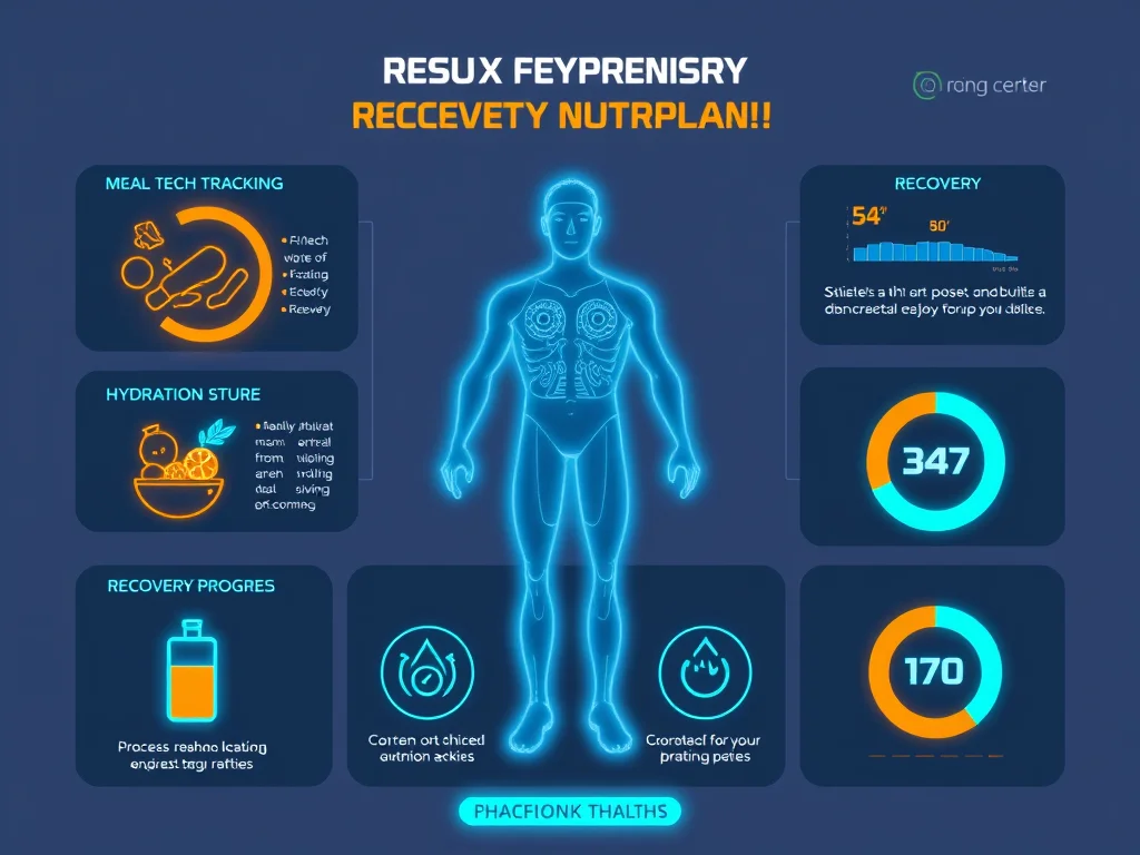 Recovery and nutrition plan illustration